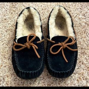 Uggs Ugg Dakota Black Slip On Slipper Size 7